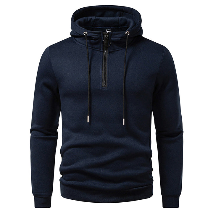 Men's hooded tops with modern zipper closure and breathable material Lune London