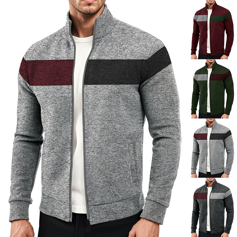 Men's sports jacket with innovative contrasting stripes Lune London