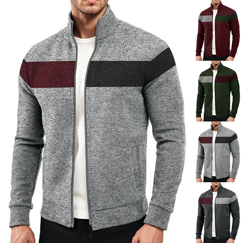 Men's sports jacket with innovative contrasting stripes Lune London