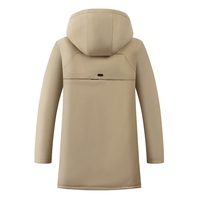 Trendy winter jacket for men with insulated lining and practical zip pockets Lune London