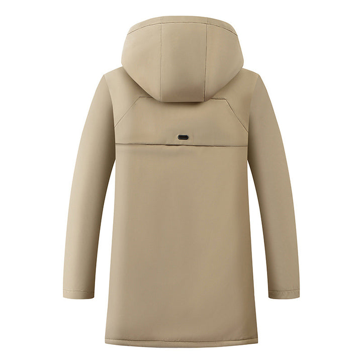 Trendy winter jacket for men with insulated lining and practical zip pockets Lune London