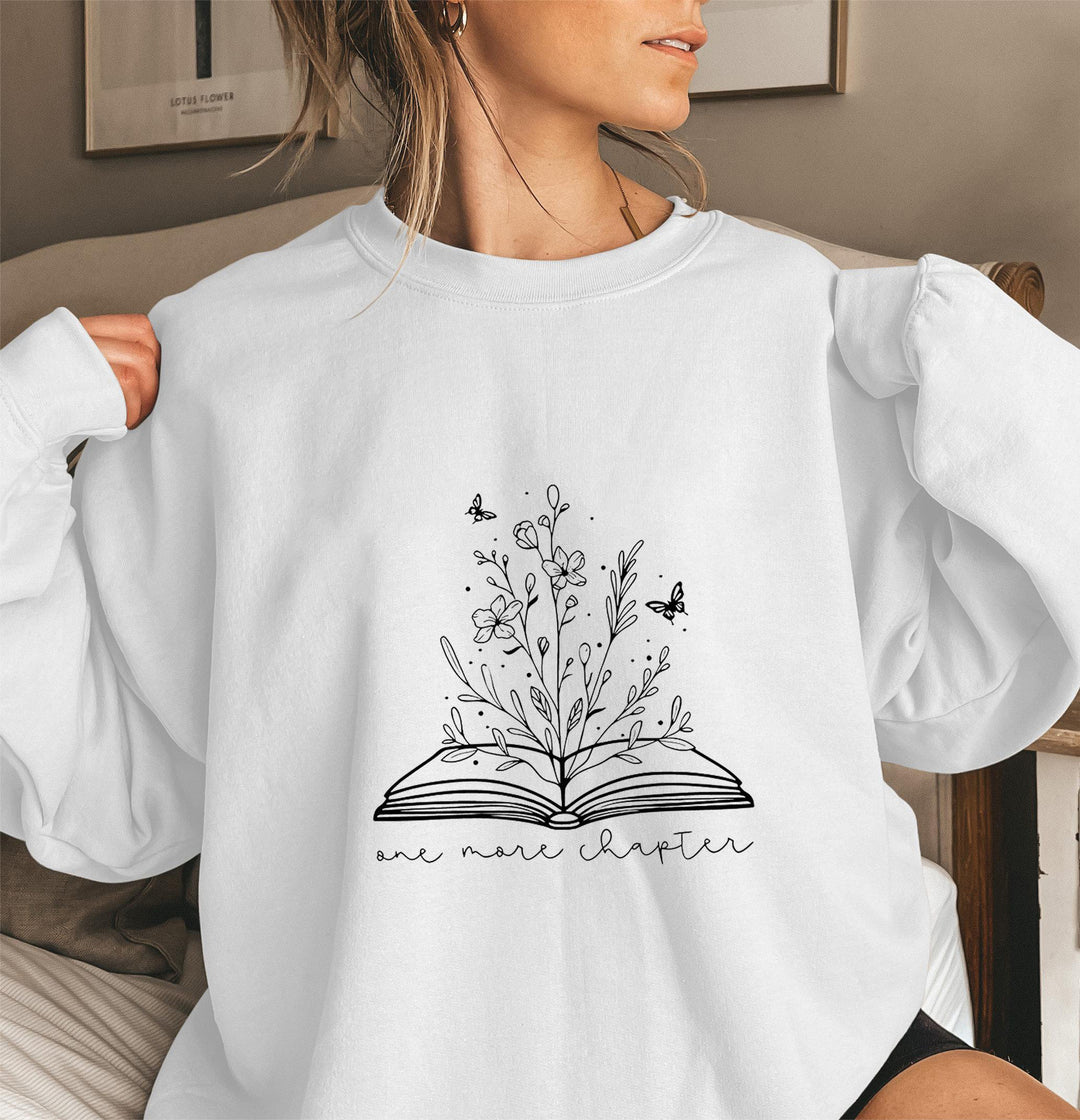 Sweatshirt pour femmes avec un design floral élégant et un imprimé inspirant Chic & Stil