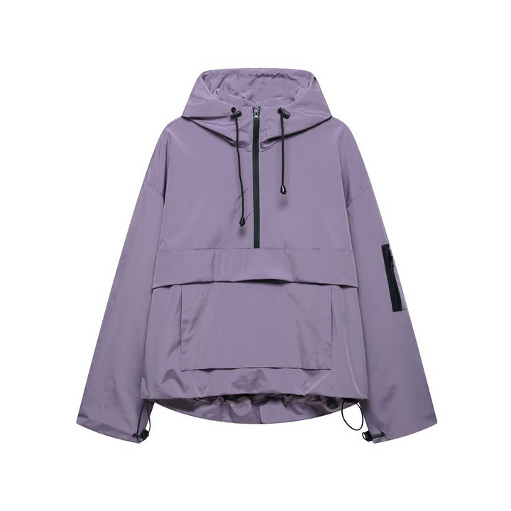 Lightweight anorak jacket for women with practical pockets Lune London