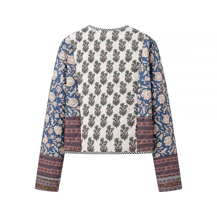 Veste kimono festive pour femmes avec motif floral et design ouvert Chic & Stil