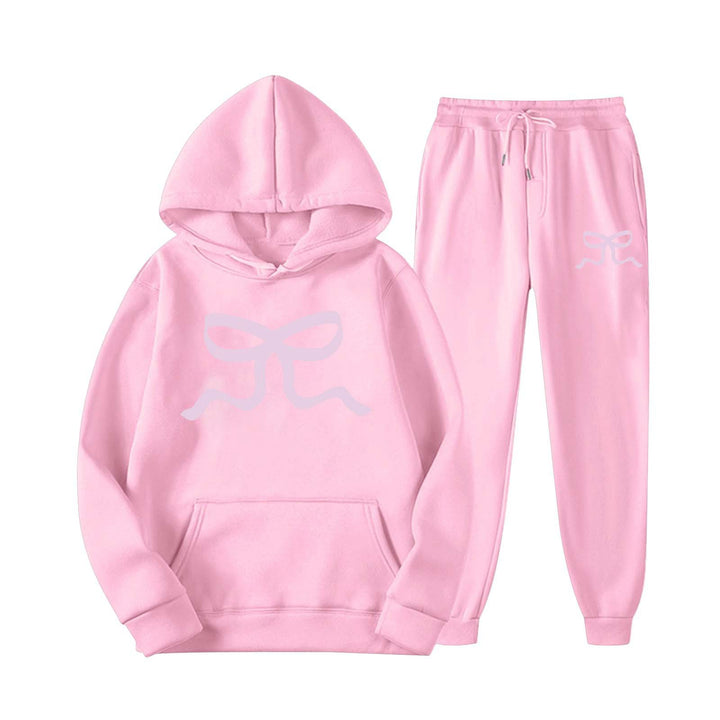 Ensemble de sweat à capuche décontracté et de pantalon de jogging pour femmes Chic & Stil