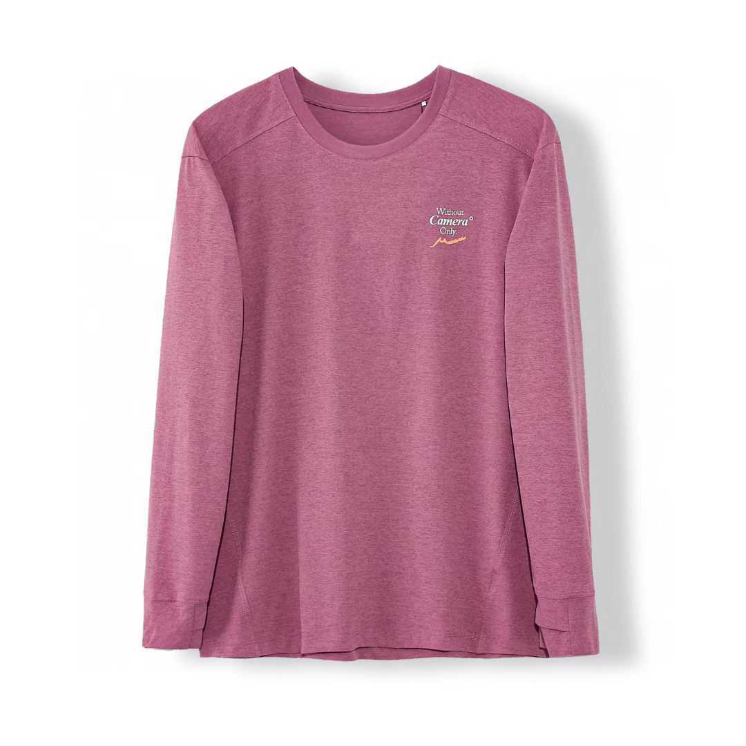 Chemise sportive à manches longues pour femmes avec une structure de tissu innovante Chic & Stil