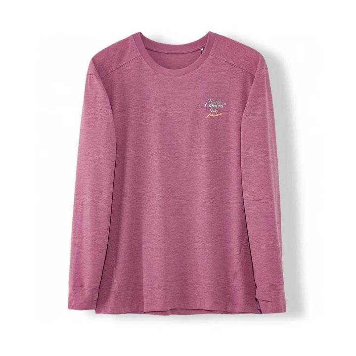 Chemise sportive à manches longues pour femmes avec une structure de tissu innovante Chic & Stil
