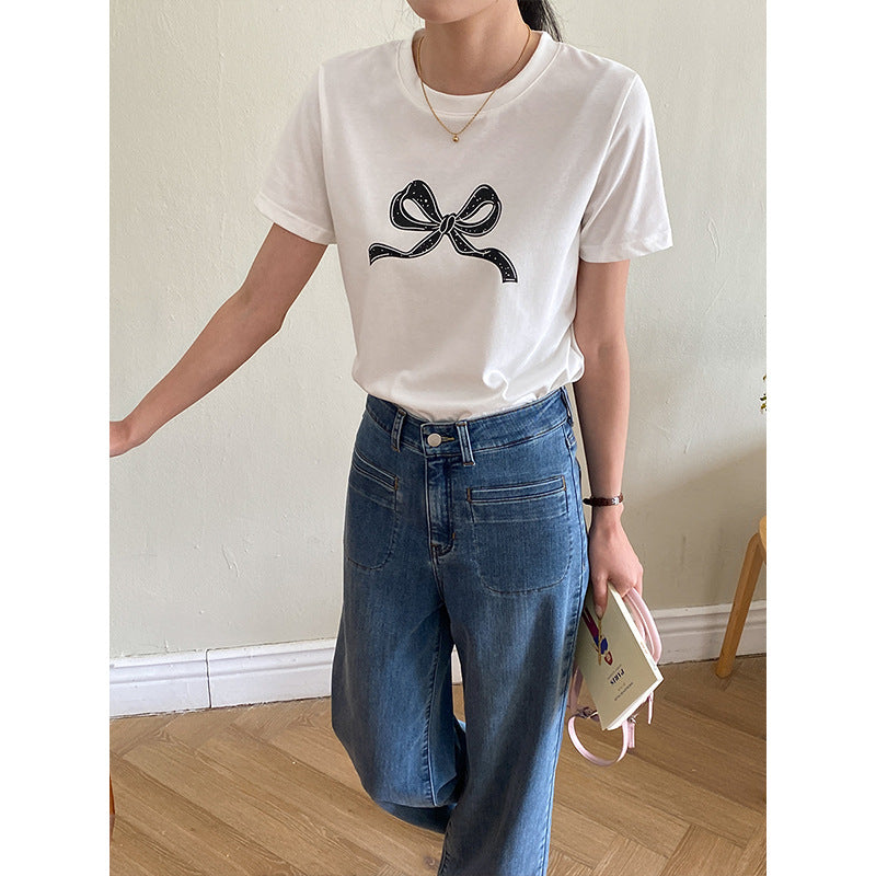Women's loose-fitting high-waist jeans Chic & Stil