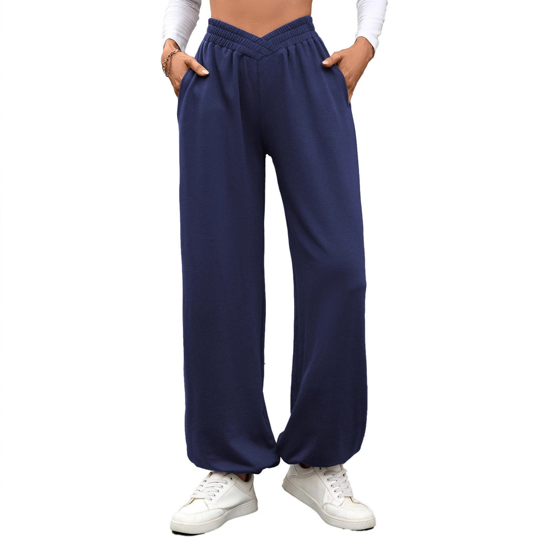 Comfortable Palazzo pants for women with elastic waist and side pockets Lune London