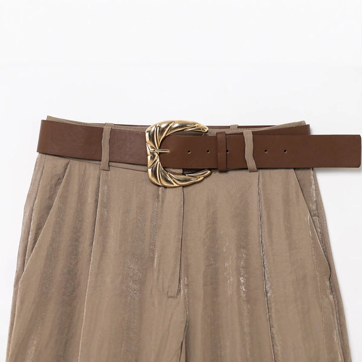 Ladies Elegant High Waist Culotte Pants Lune London
