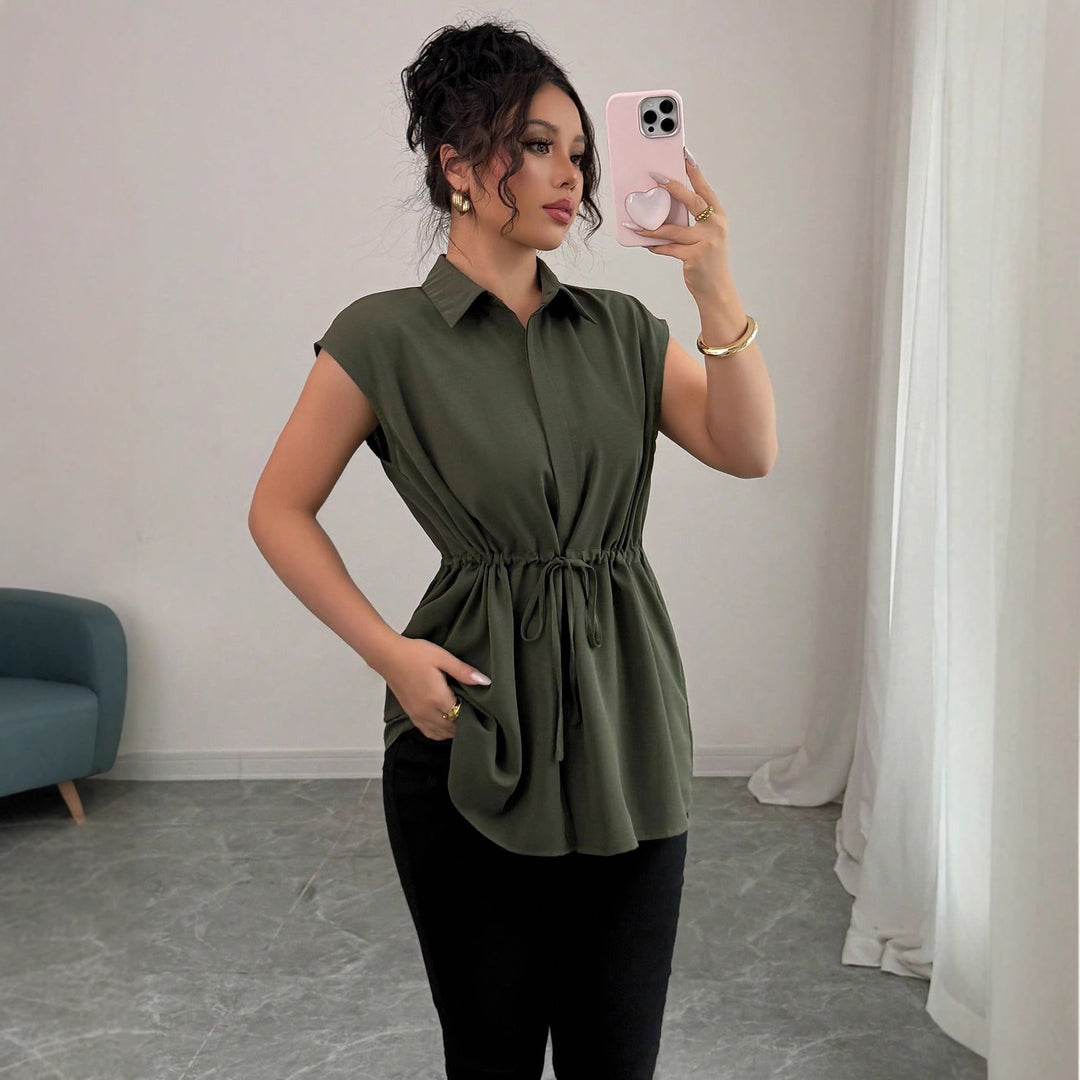 Women casual blouse with tailored cut Lune London