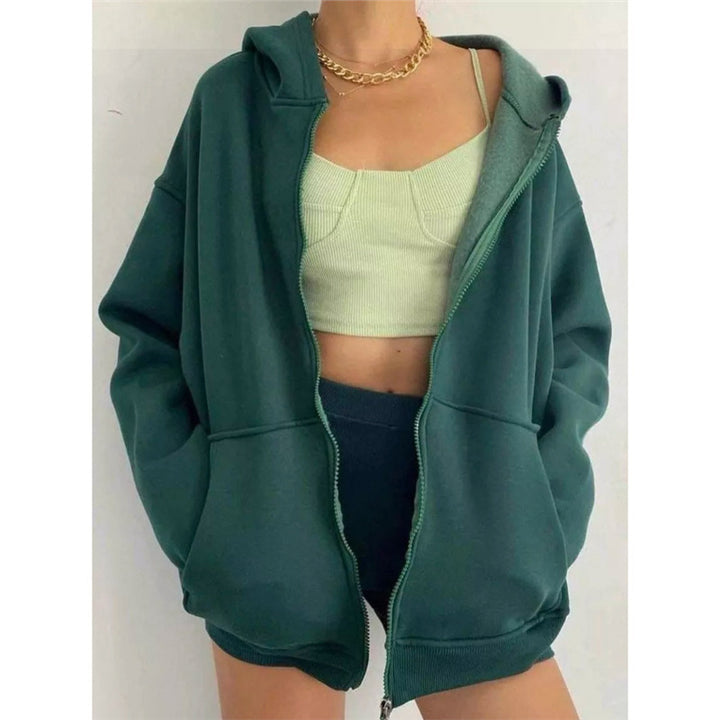 Oversized zip-up jacket for women Lune London