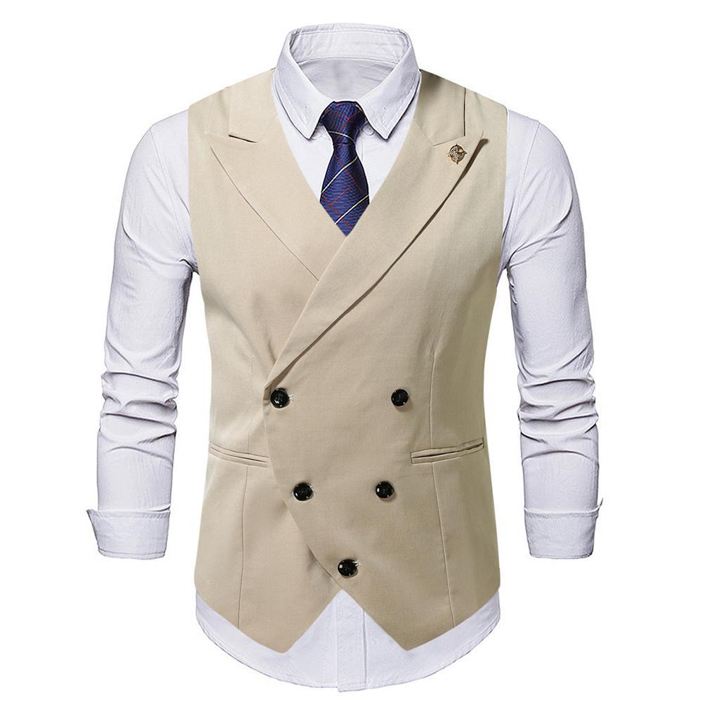 Men's Double-breasted Tailored Suit Vest Lune London