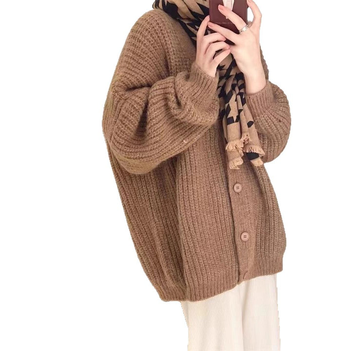Cardigan en tricot confortable pour femmes à coupe oversize Chic & Stil
