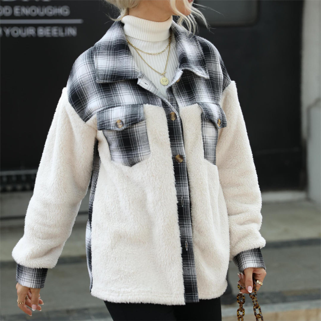 Ladies Fluffy Overshirt Lune London