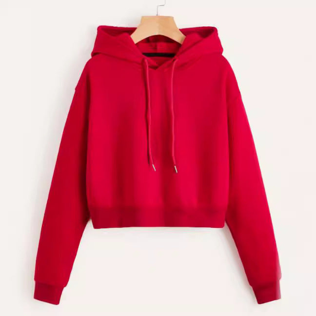 Lune London Casual Cropped Hoodie for Women