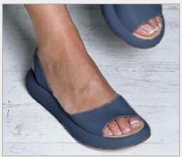 Ladies comfort anti-slip sandals Lune London