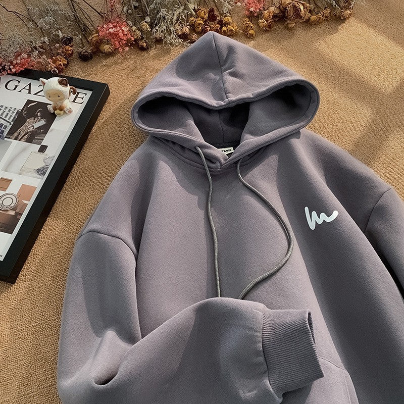 Women's hoodie with a casual oversized cut and high-quality microfiber material Chic & Stil