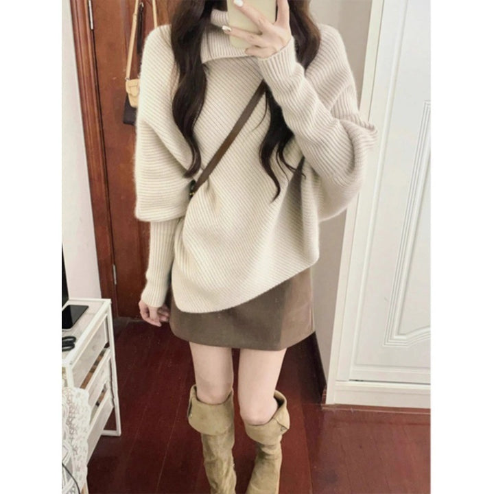 Pull oversized femme avec ourlet asymétrique Chic & Stil