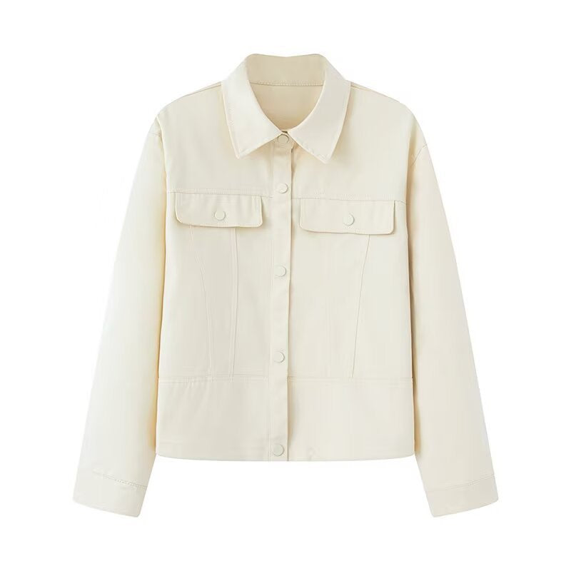 Modern utility style women's jacket with stylish pockets Lune London