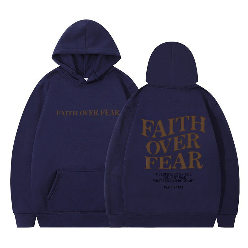 Women's hoodie with inspirational lettering and high-quality cotton Lune London