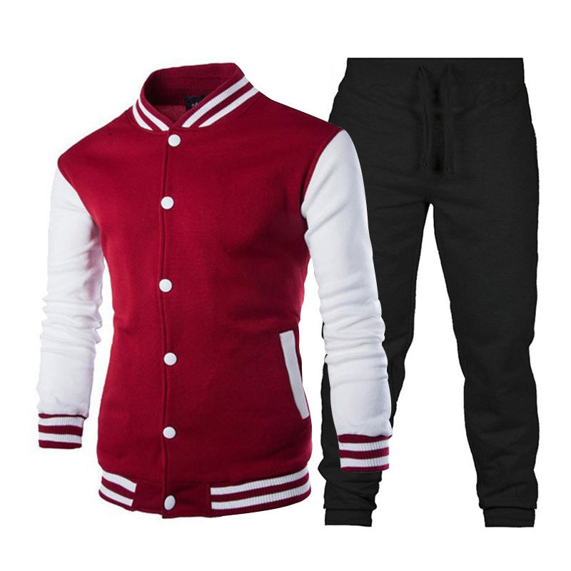 Men's sports training suit with jacket and jogger pants Lune London