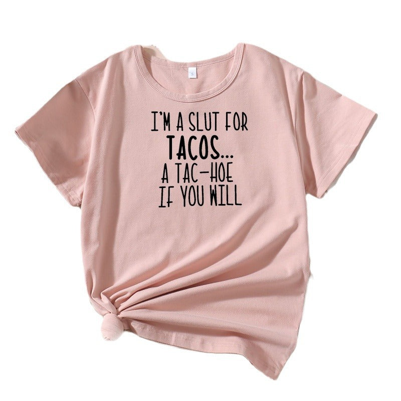 Women's Funny Foodie Humor T-Shirt Lune London