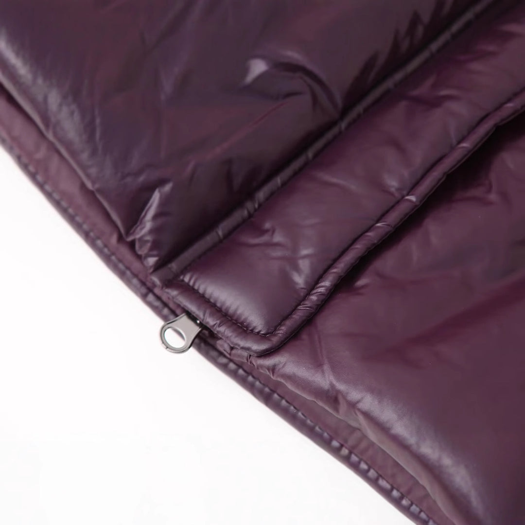 Hooded lined jacket for women with drawstring Lune London