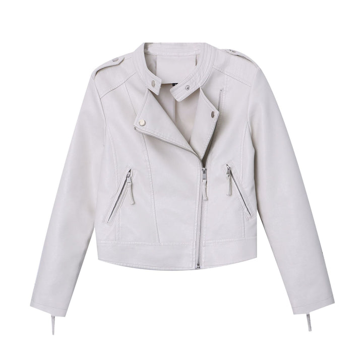Ladies Fashion Biker Jacket Chic & Stil