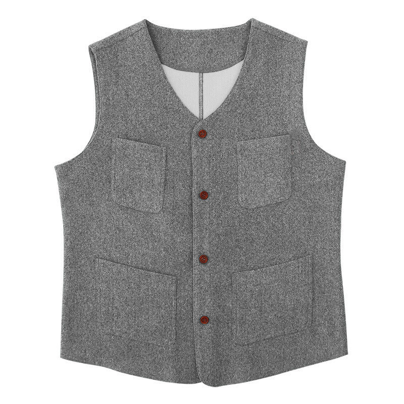 Multifunctional men's vest with practical pockets Lune London