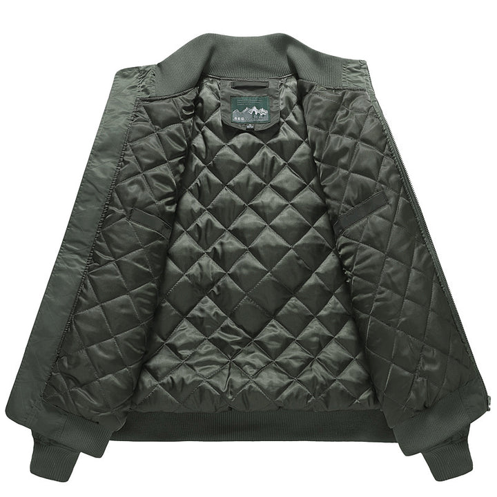 Modern bomber jacket for men with insulated lining and practical pockets Lune London