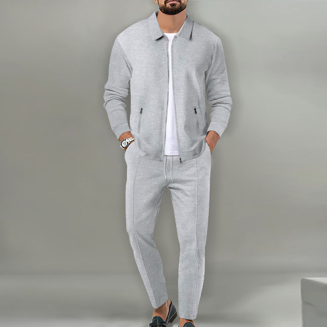 Sports leisure set for men with functional high collar and breathable properties Lune London