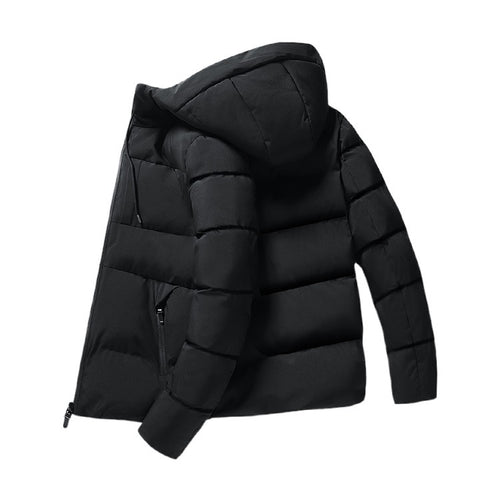 Veste isolée matelassée pour hommes avec capuche pratique Lune London