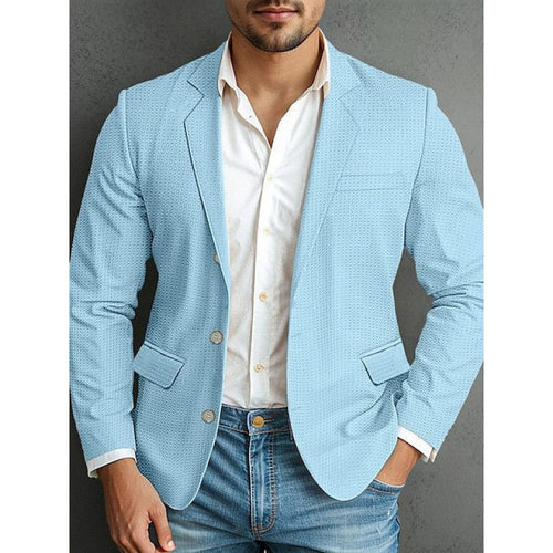 Elegant blazer for men with a textured design and practical pockets Lune London