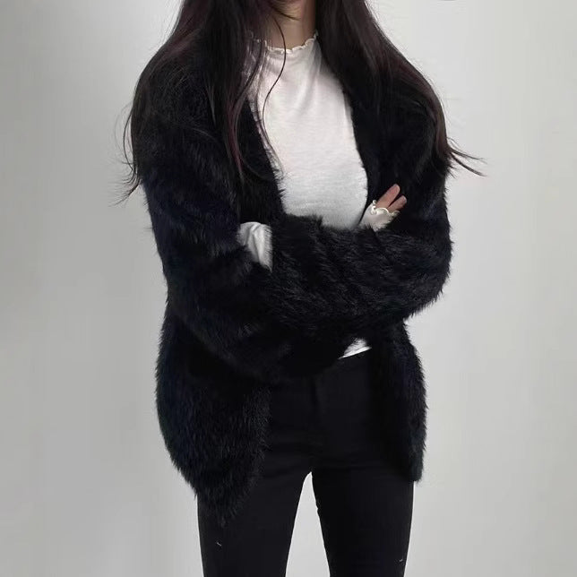 Women's open-cardi with innovative pockets Lune London