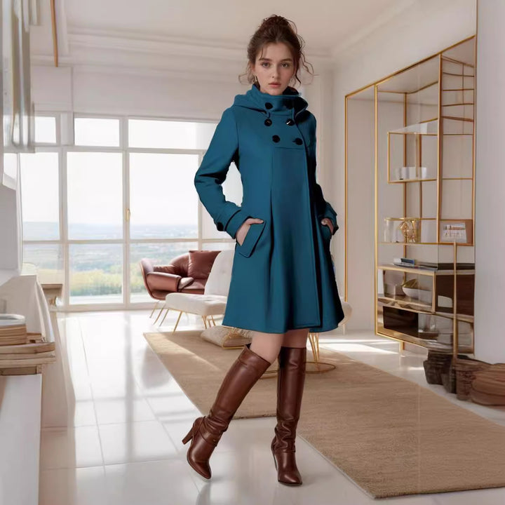 Stylish trench coat for women with hood and practical pockets Lune London