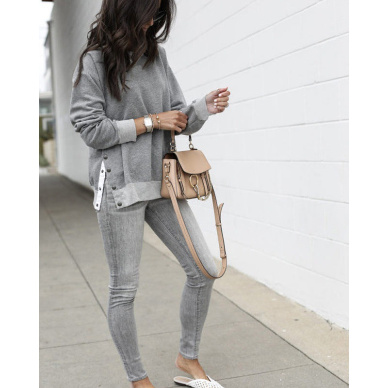 Pull oversize sportif pour femmes Chic & Stil