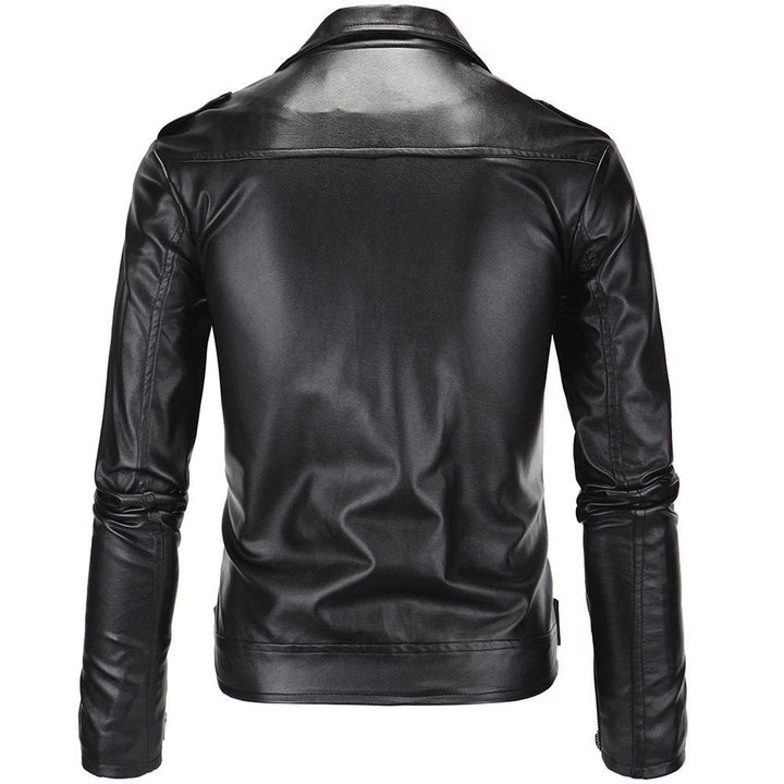 Stylish biker jacket for men in high-quality faux leather Lune London