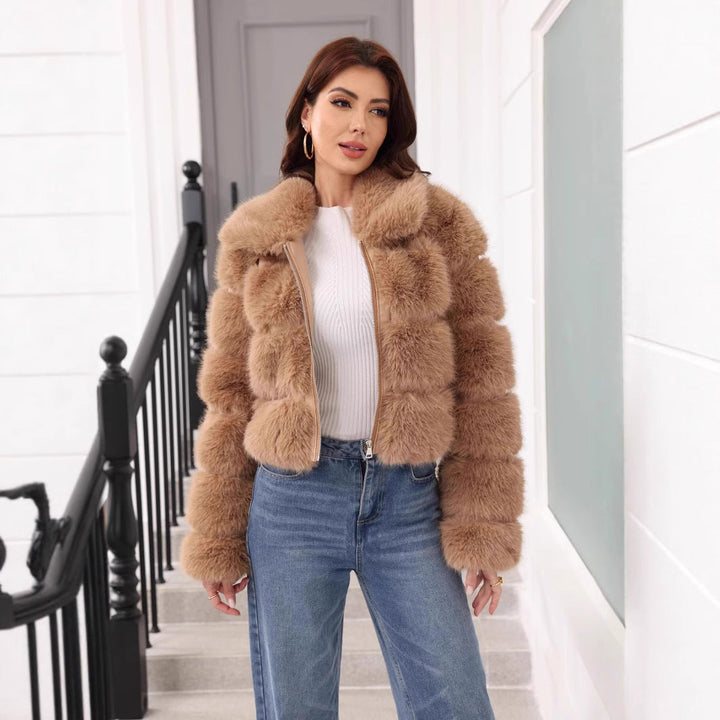Lune London | Ladies Fashion Faux Fur Winter Jacket