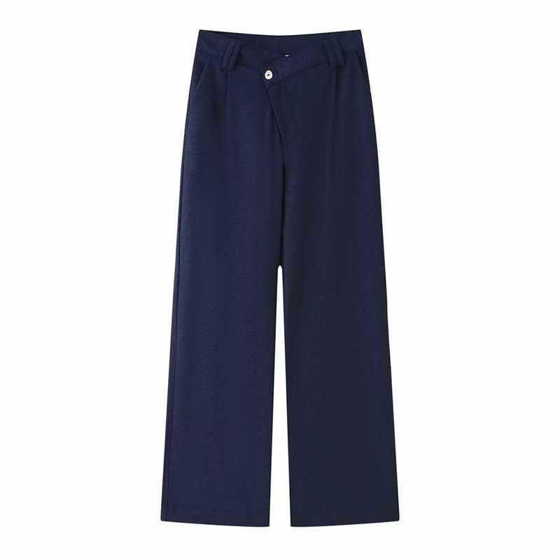 Ladies elegant, high waist, wide cloth pants Lune London