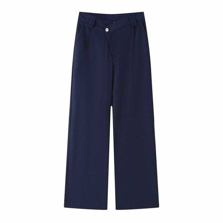 Ladies elegant, high waist, wide cloth pants Lune London