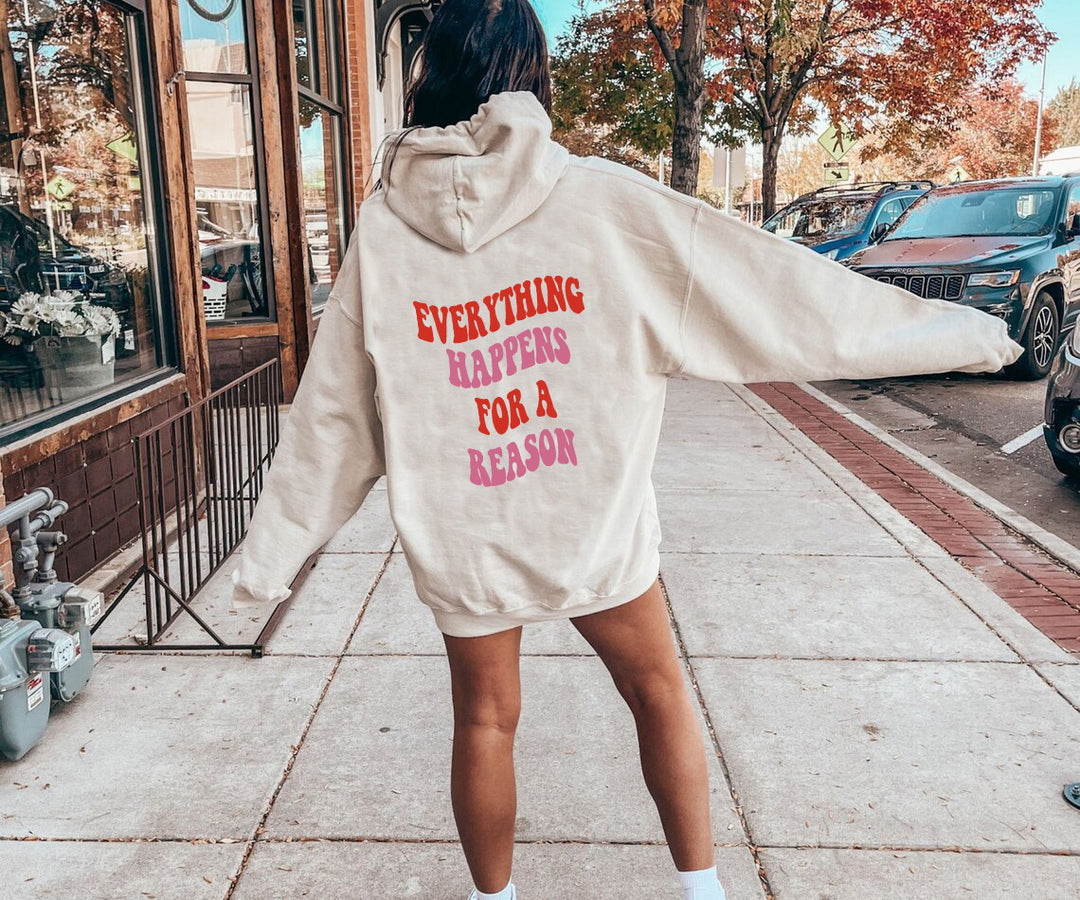 Women’s hoodie with a unique motivational slogan and a comfortable fit Chic & Stil