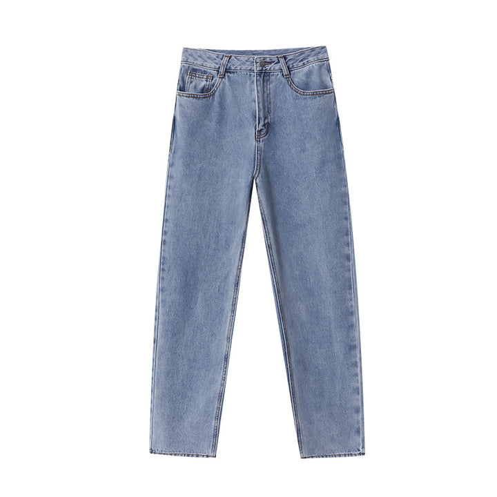 Women's high-waisted jeans with cropped fit Chic & Stil