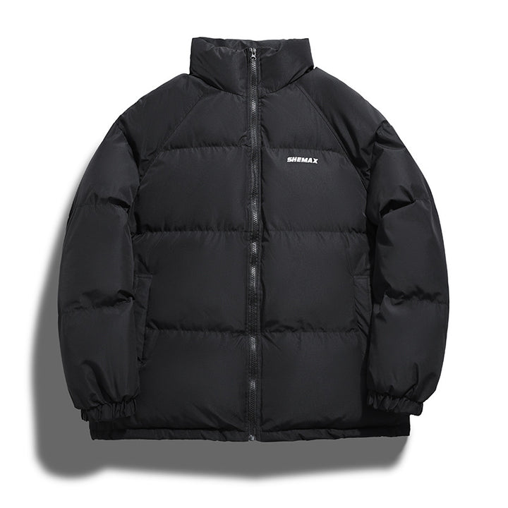 Insulated quilted jacket for women with high collar and structured quilting pattern Lune London
