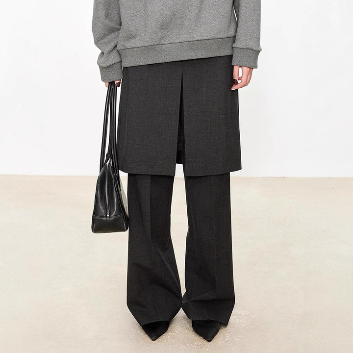 Pantalons de costume larges élégants pour femmes avec design innovant Chic & Stil