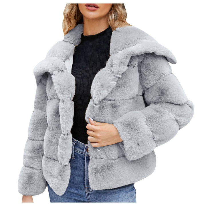 Women’s hooded jacket with padded design Lune London