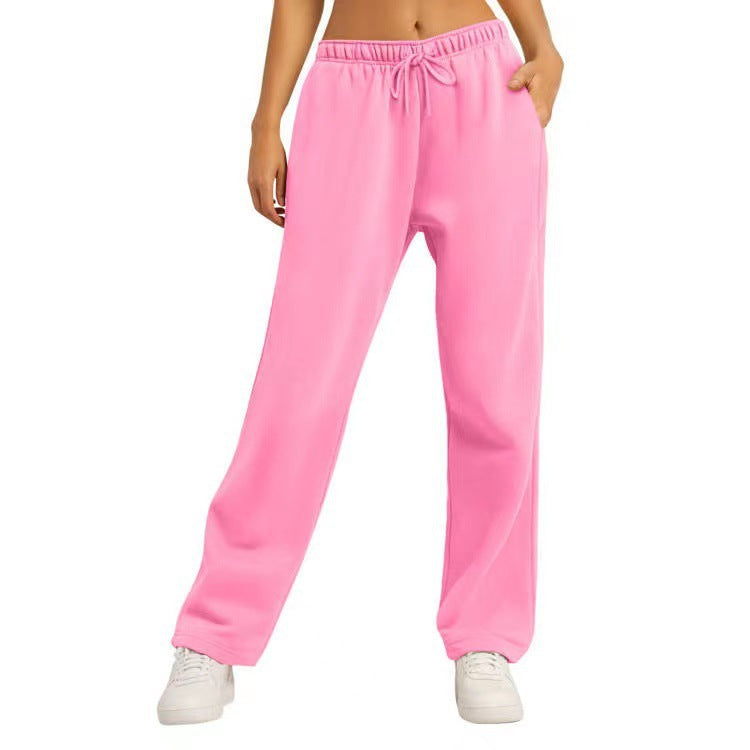 Casual wide pants for women with elastic waistband Lune London