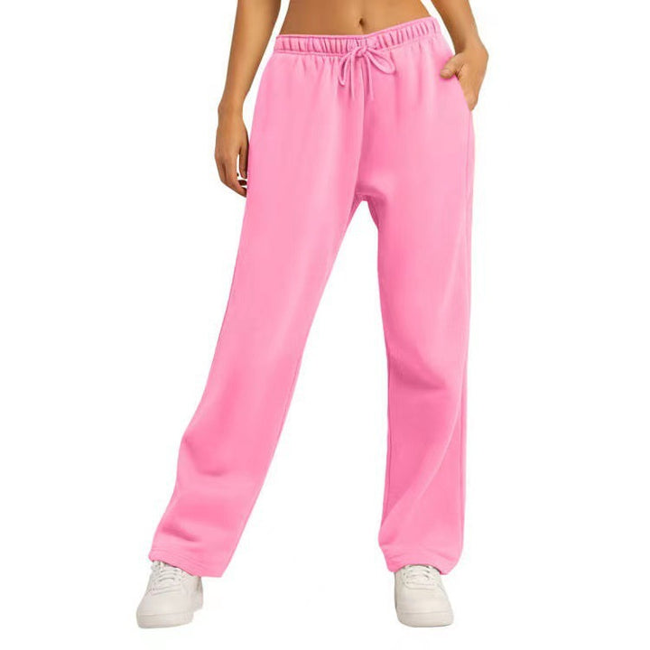 Casual wide pants for women with elastic waistband Lune London