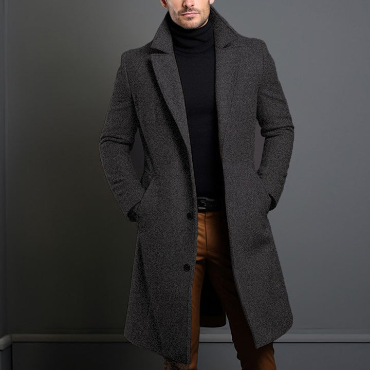 Elegant wool coat for men Lune London