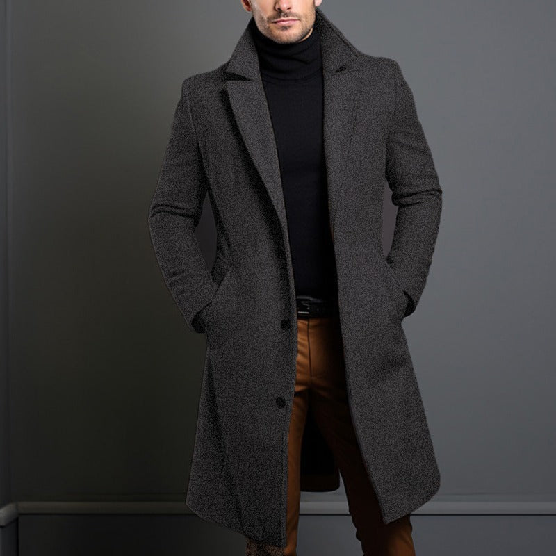 Men's Elegant Wool Coat Lune London